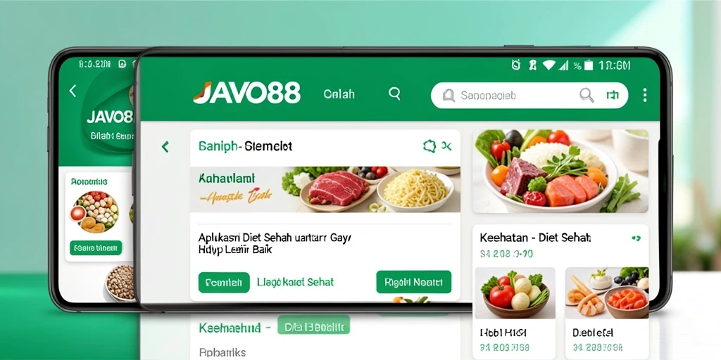 Tampilan antarmuka aplikasi JAVO88 yang mudah digunakan.