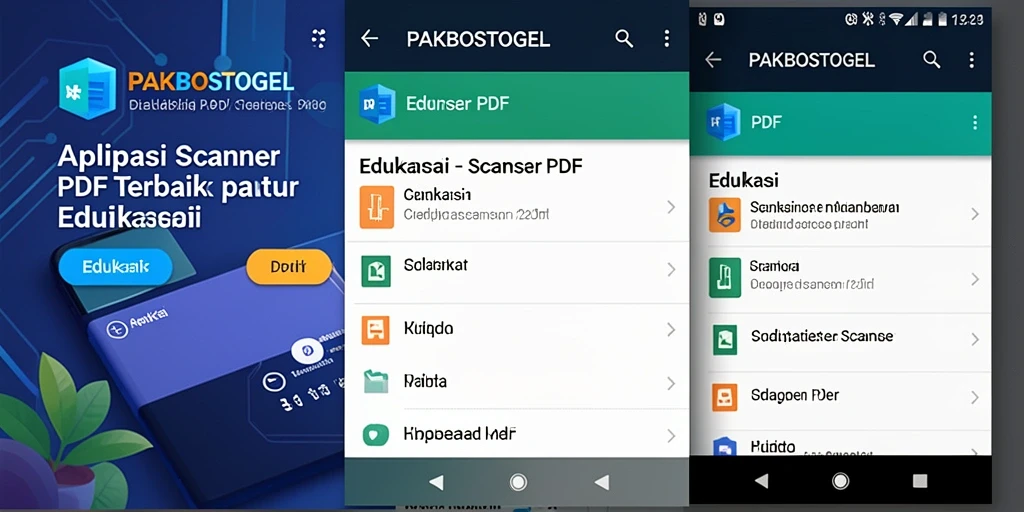 Antarmuka PAKBOSTOGEL yang sederhana dan fungsional untuk pemindaian PDF.
