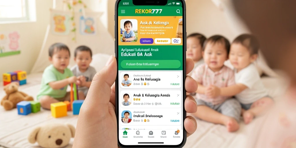 Antarmuka intuitif REKOR777 yang menarik untuk anak-anak.