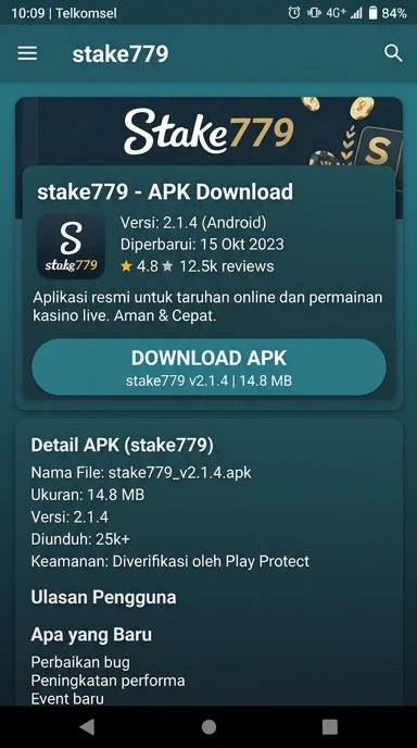 Panduan Unduh dan Instal APK stake779 untuk Android